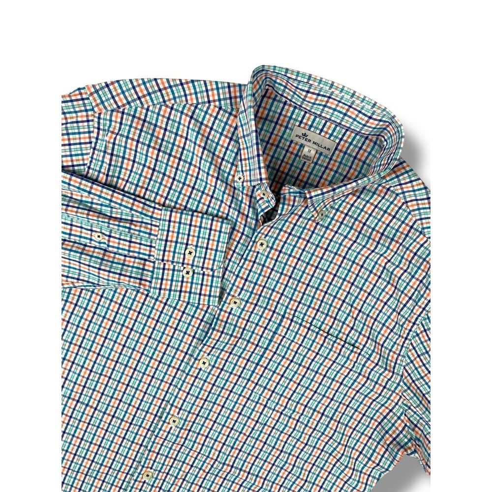 Peter Millar Lawson Performance Button Down Shirt… - image 1